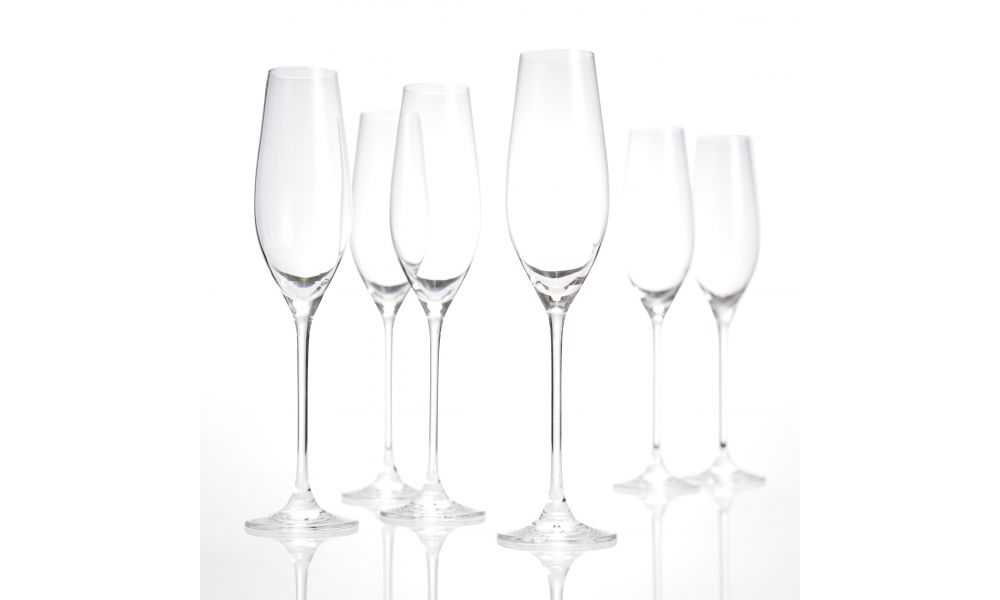 Salt & Pepper Champagneglas Cuvee set 6 stuks - 21cl