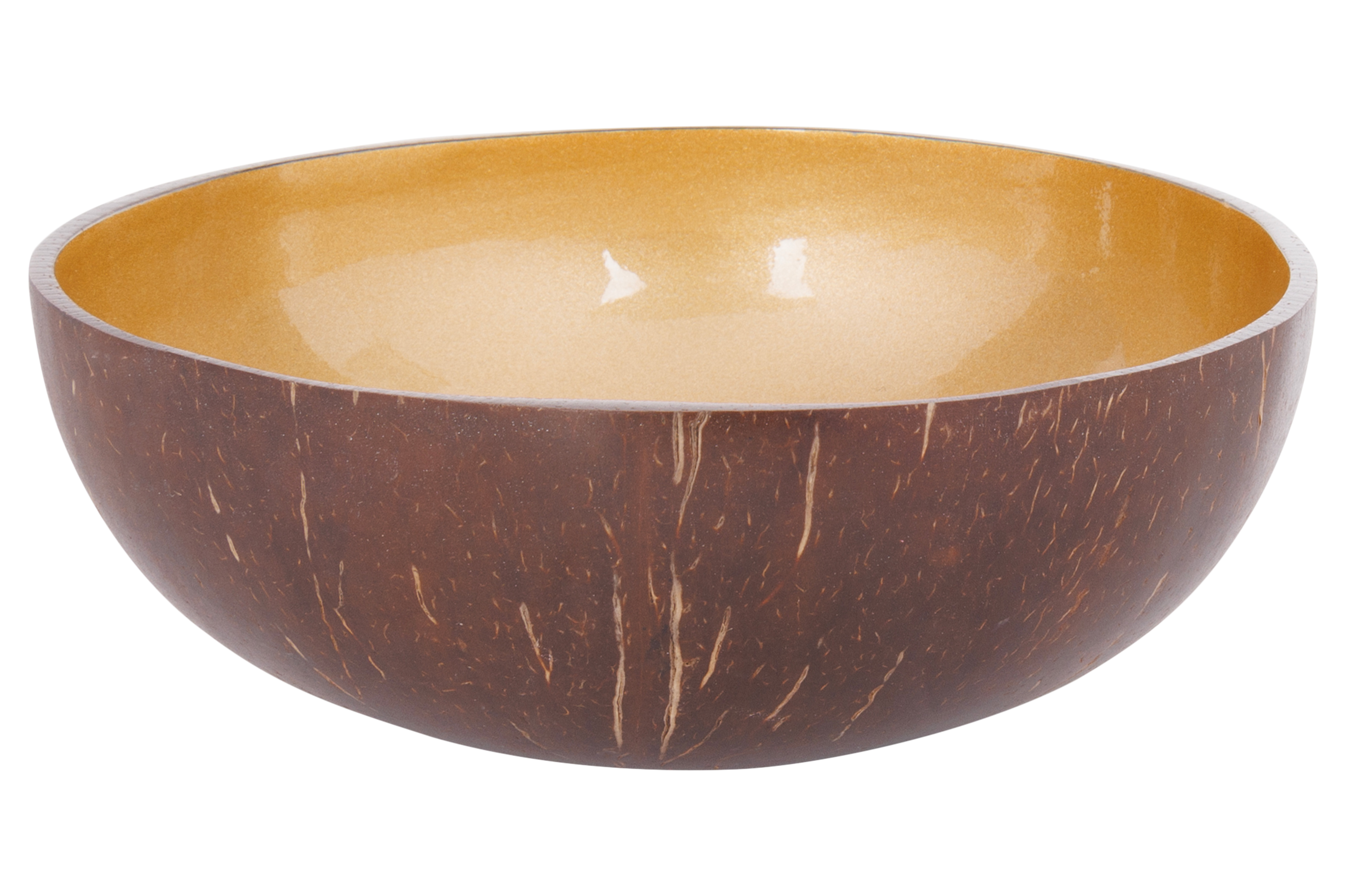 Noya Cocos Bowl Metallic Light Gold Paint 14x6 cm