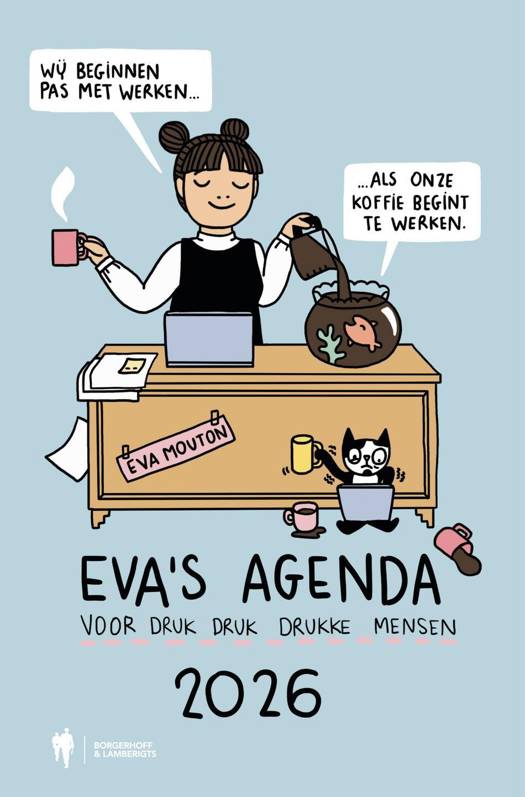 Eva's Agenda 2026 + Schriftje en Fluorstift in typische Eva-stijl