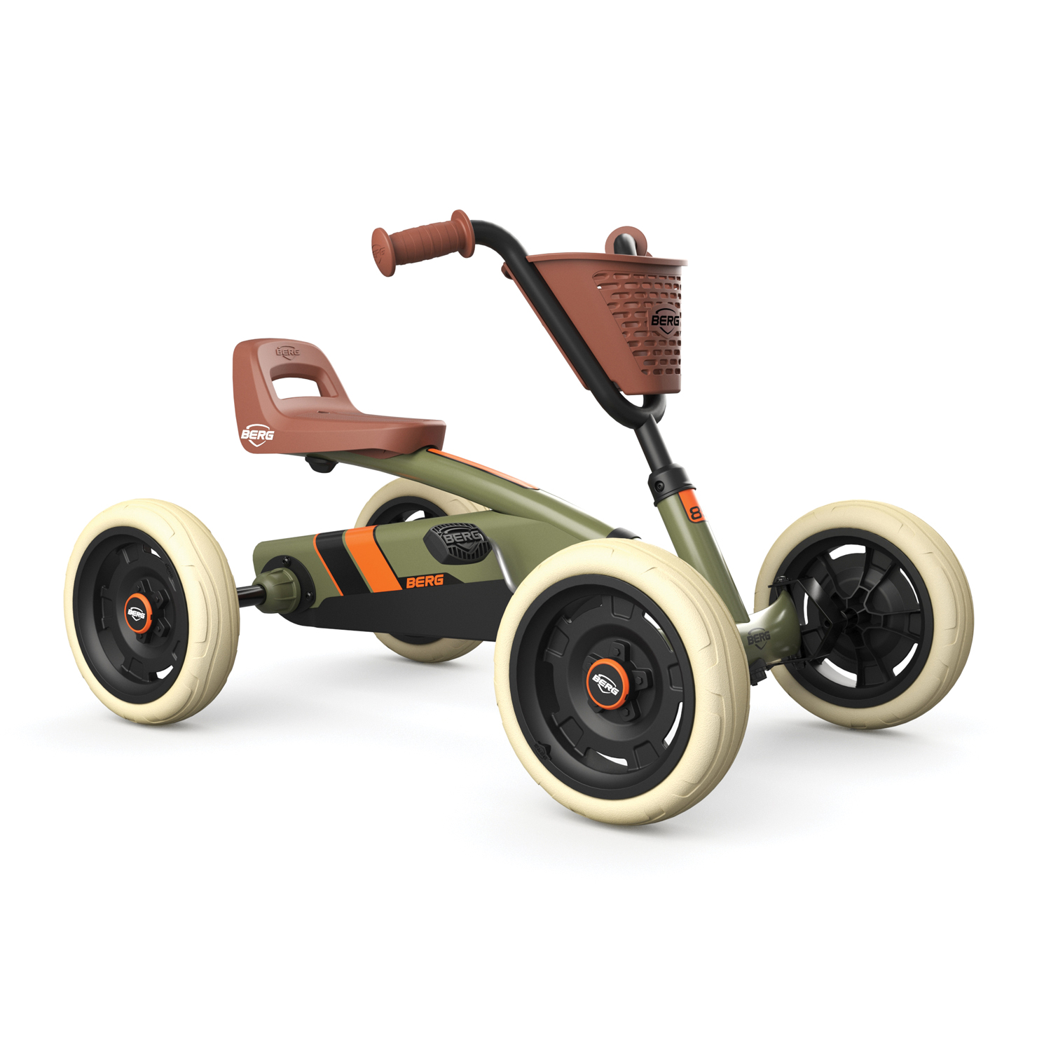 BERG Buzzy Retro Groen Gocart, Skelter