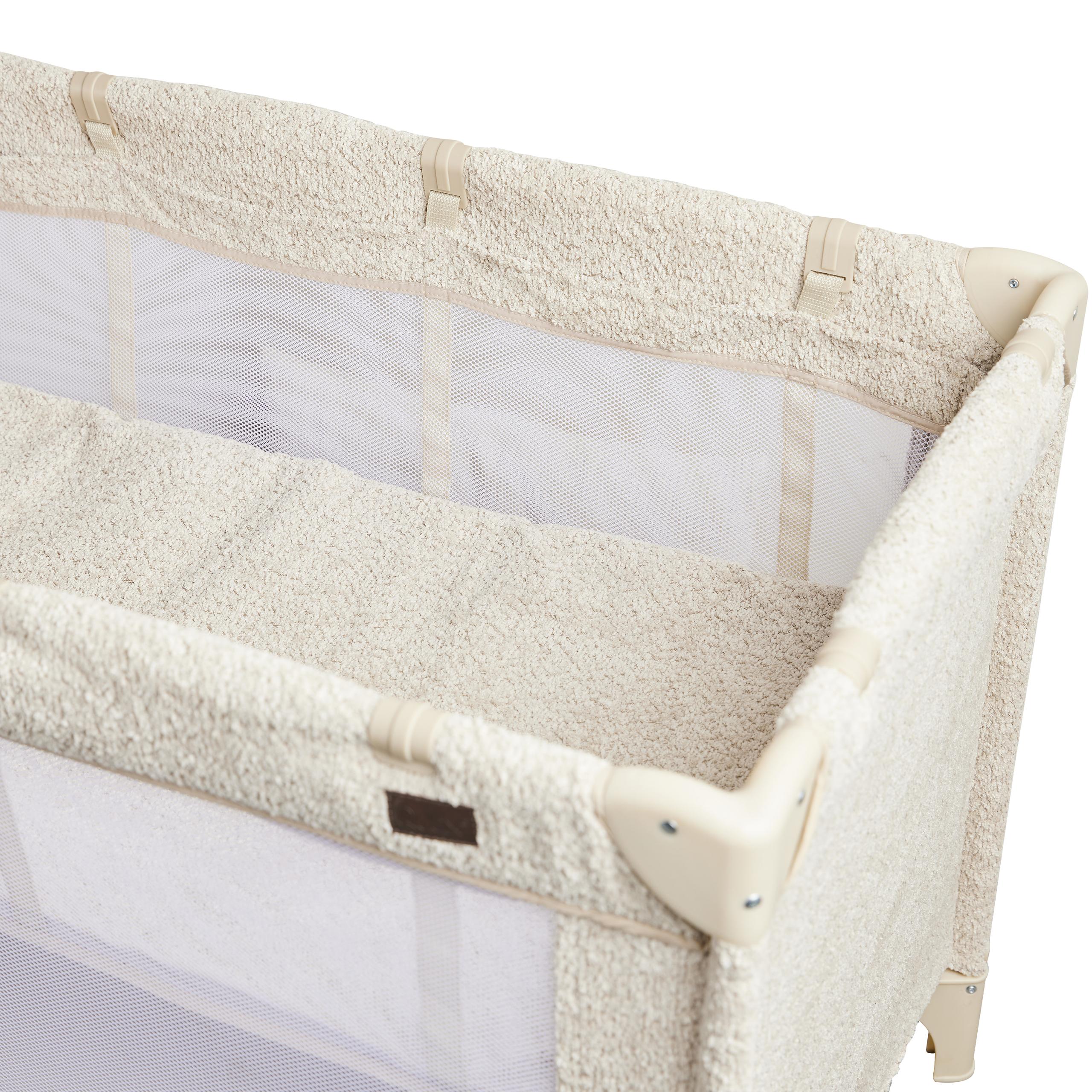 Quax Bodemverhoger voor Reisbed 12x60 cm Boucle Sheep