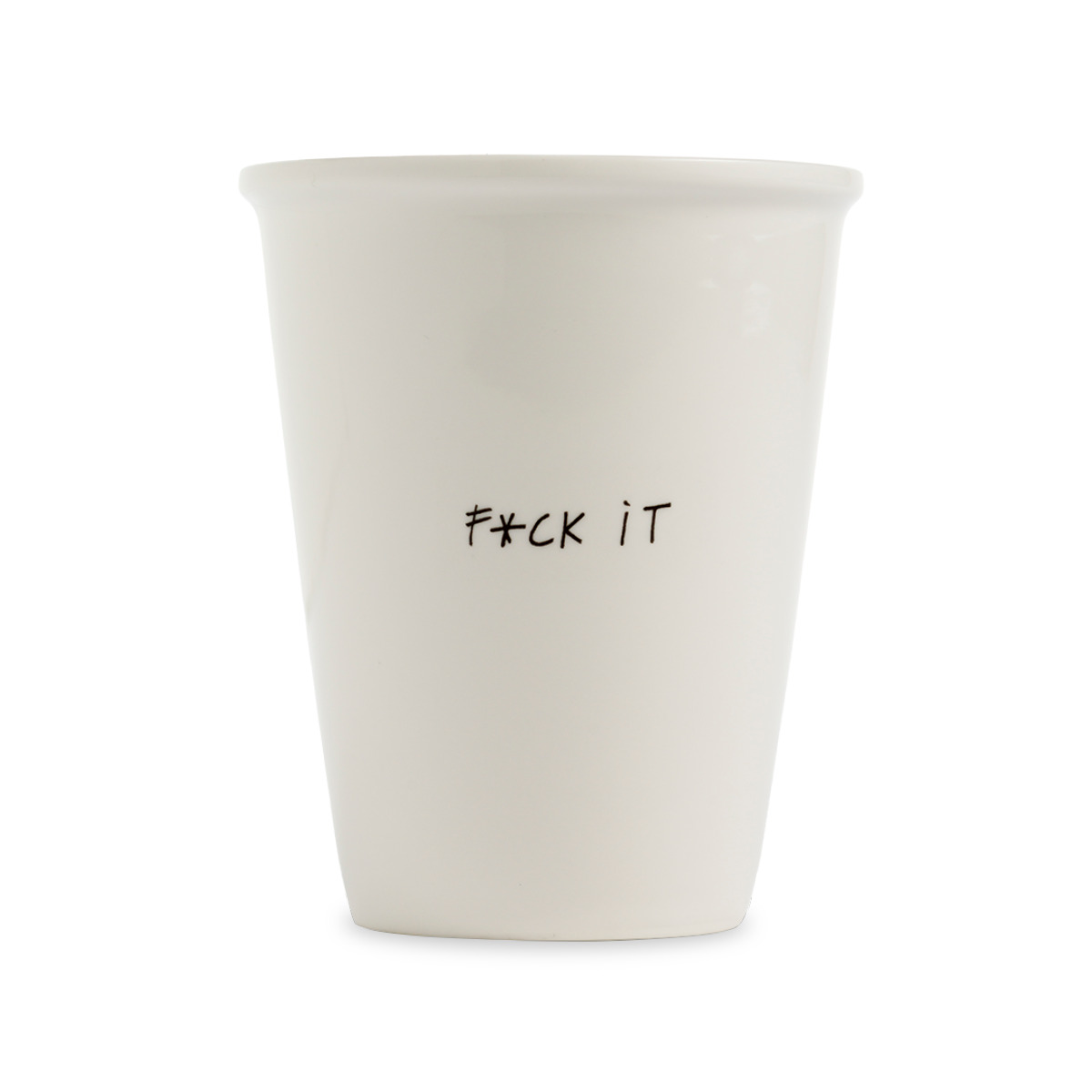 HelenB Beker F*ck It 220ml - Porselein - 8x9.5 cm