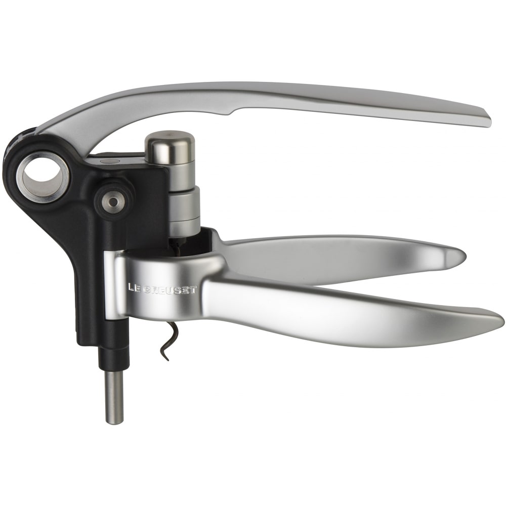 Le Creuset Kurkentrekker LM-250 met Capsulesnijder - Satijn/Inox - met Hefboom