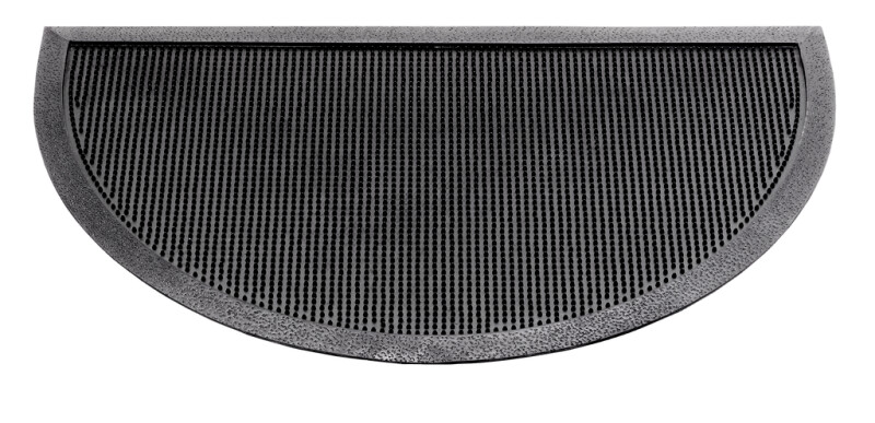 Hamat Fingertip Mat Halfrond Zwart 45x75 cm