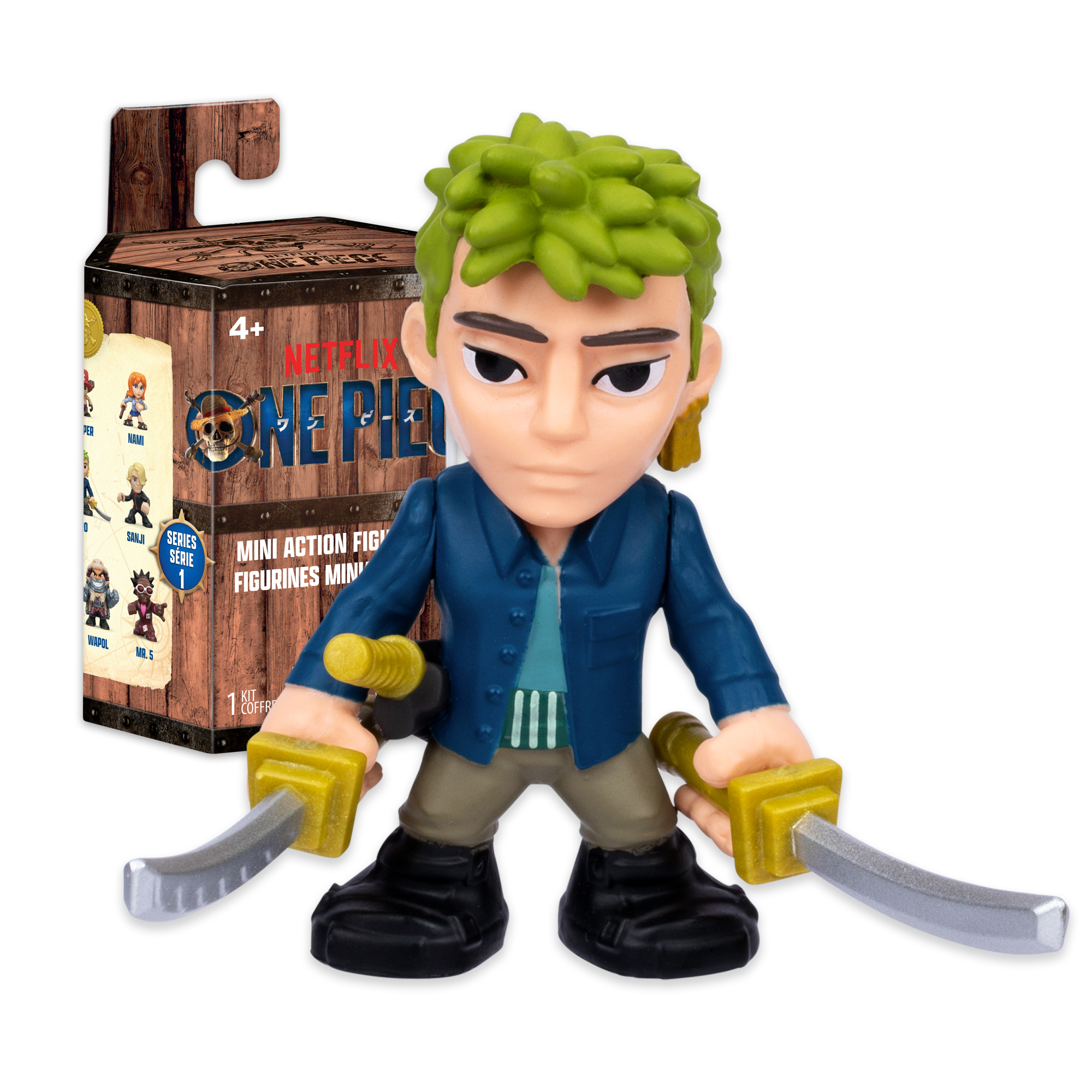 One Piece Mini Action Figuren in blind box, prijs per stuk