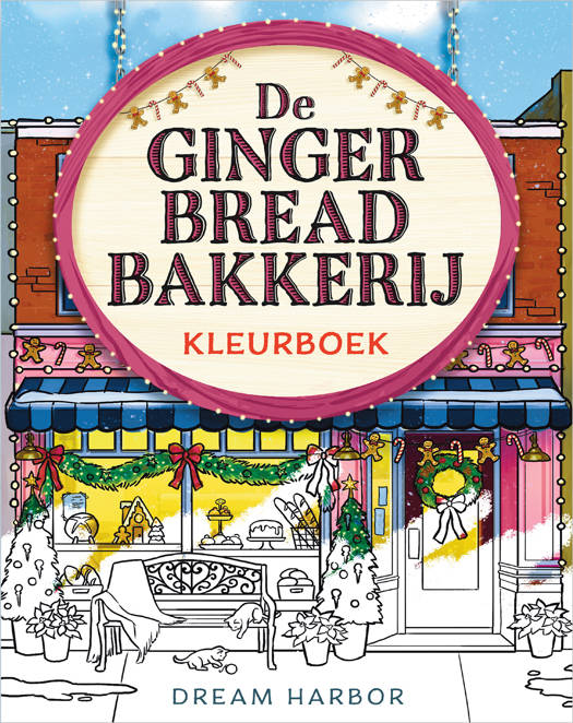 Kleurboek Het Gingerbread Bakkerij