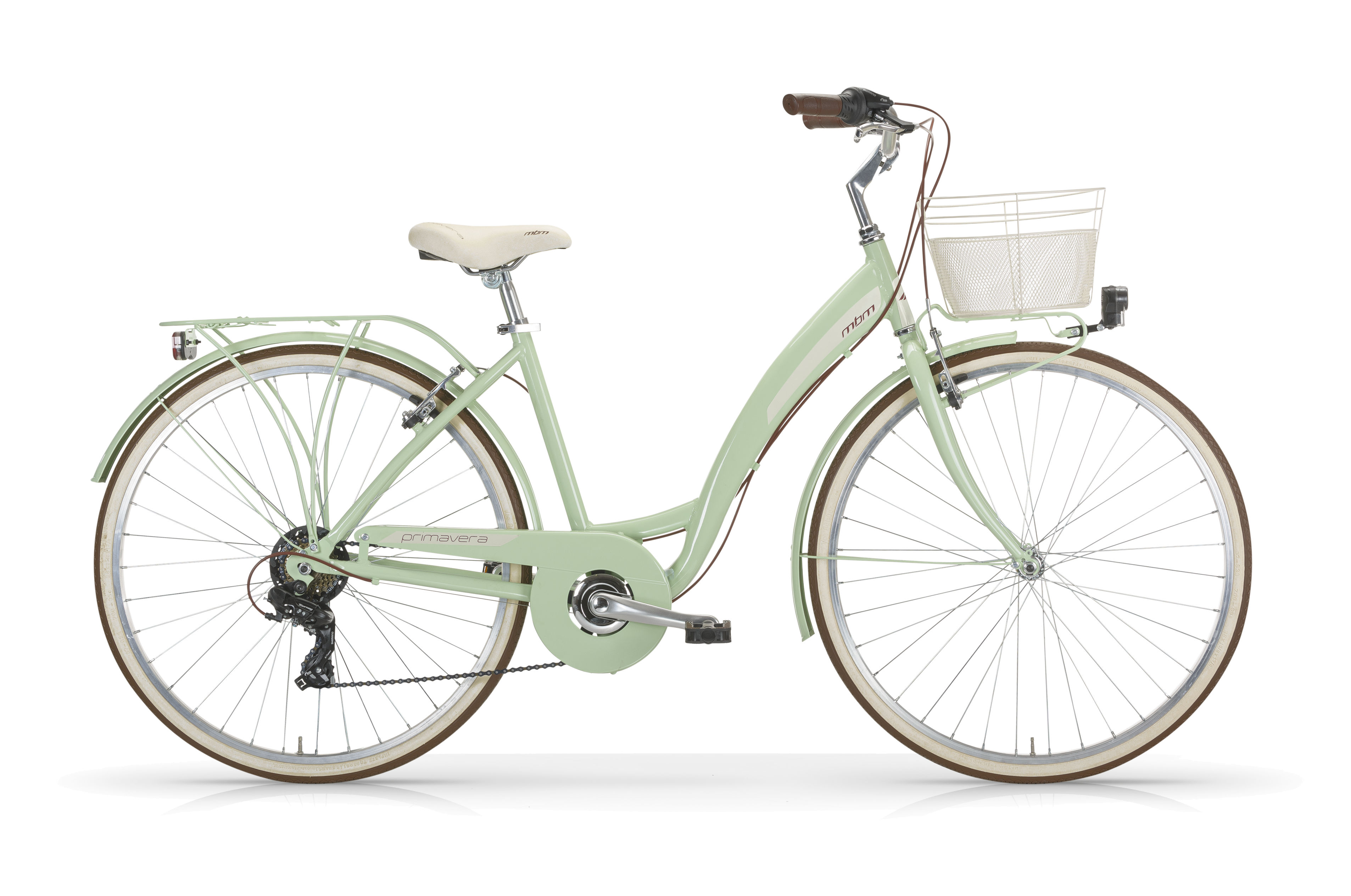 Primavera Damesfiets 28" Mint 6V Shimano - met mandje