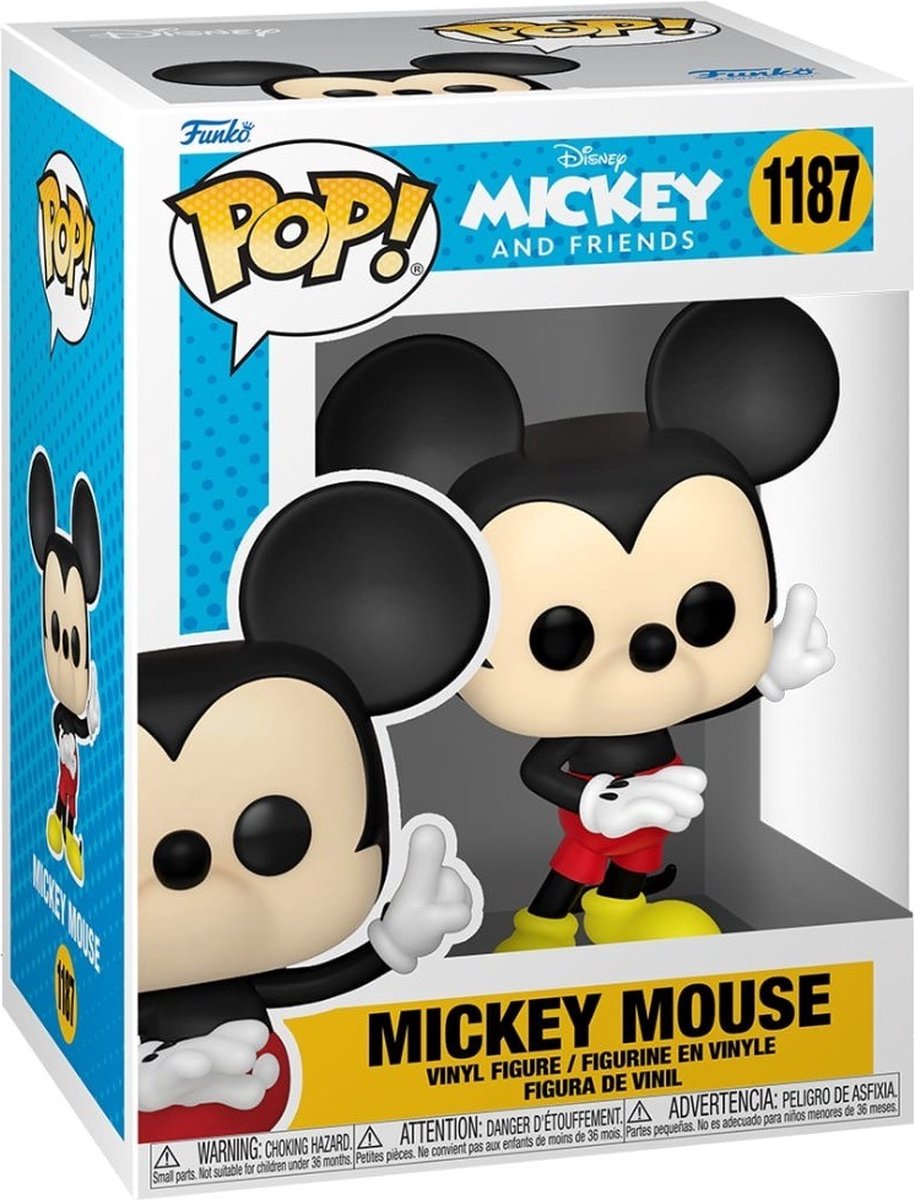 Funko Pop! Disney Mickey and Friends: Mickey Mouse 1187 Funko Pop! Disney Mickey and Friends: Mickey Mouse 1187