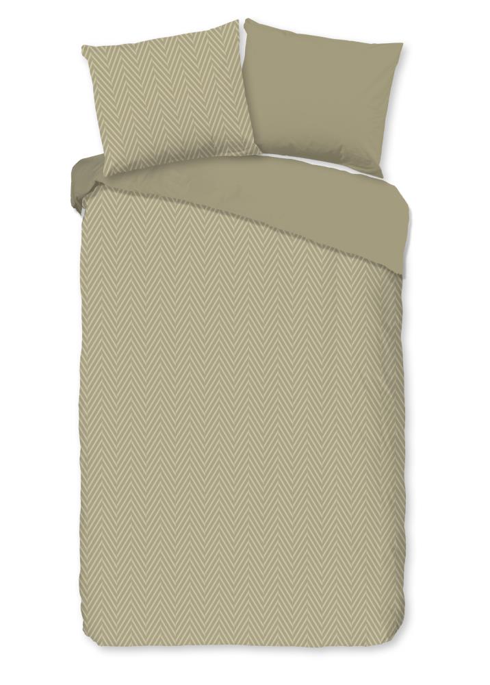 Pure Luxury Dekbedovertrekset Haarlem Microvezel 140x220 cm Zand