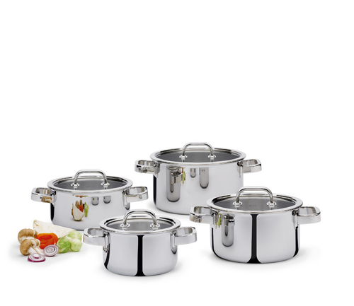 Spring Kookpot Finesse 24 cm/5.5 l met Deksel Glas