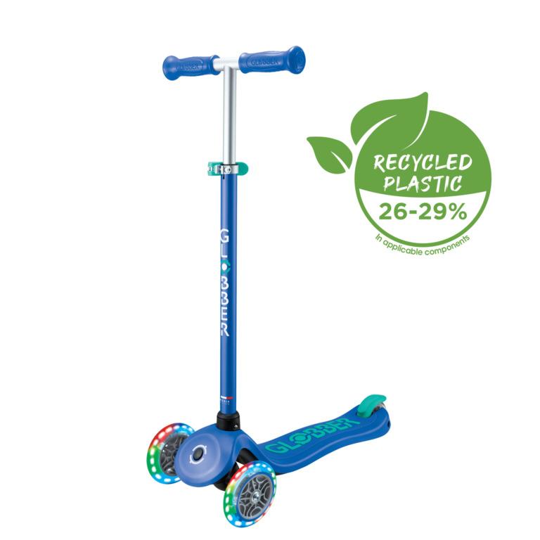 Globber Step Primo Plus Lights Navy Blue