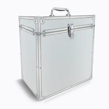 VINYL GROOVE 40 LP Record Case Aluminium - Silver