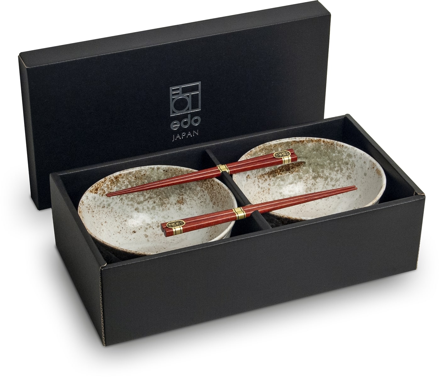 Edo Japan Poke Bowl Set Hikari Bowls 17cm & Chopsticks