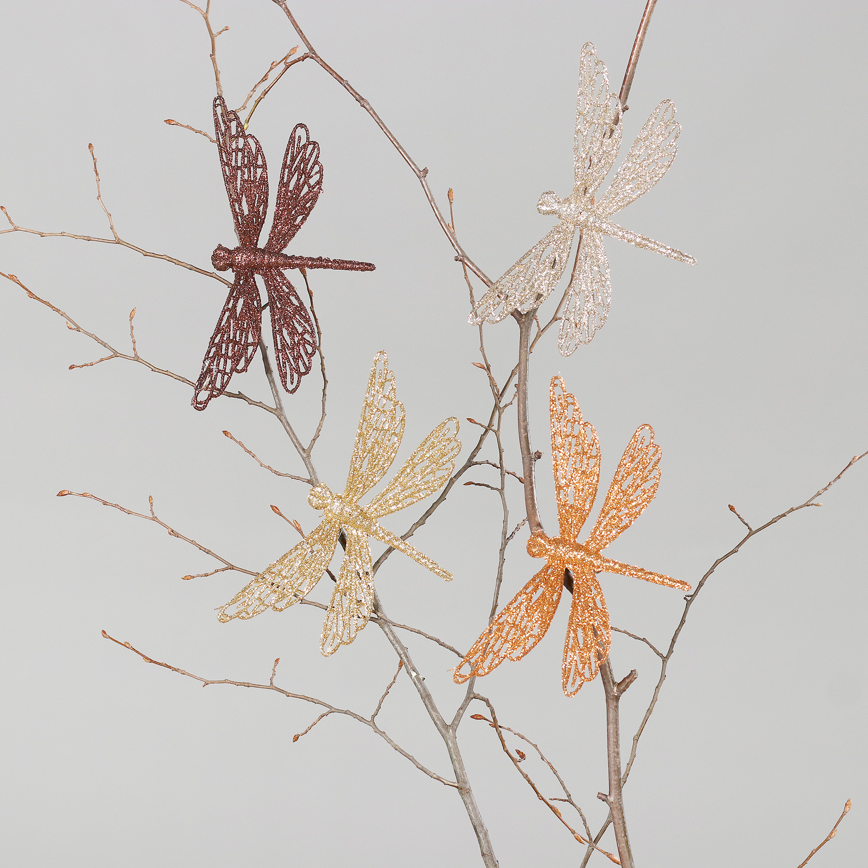 Libelle 16cm op Clip - assorti - prijs per stuk