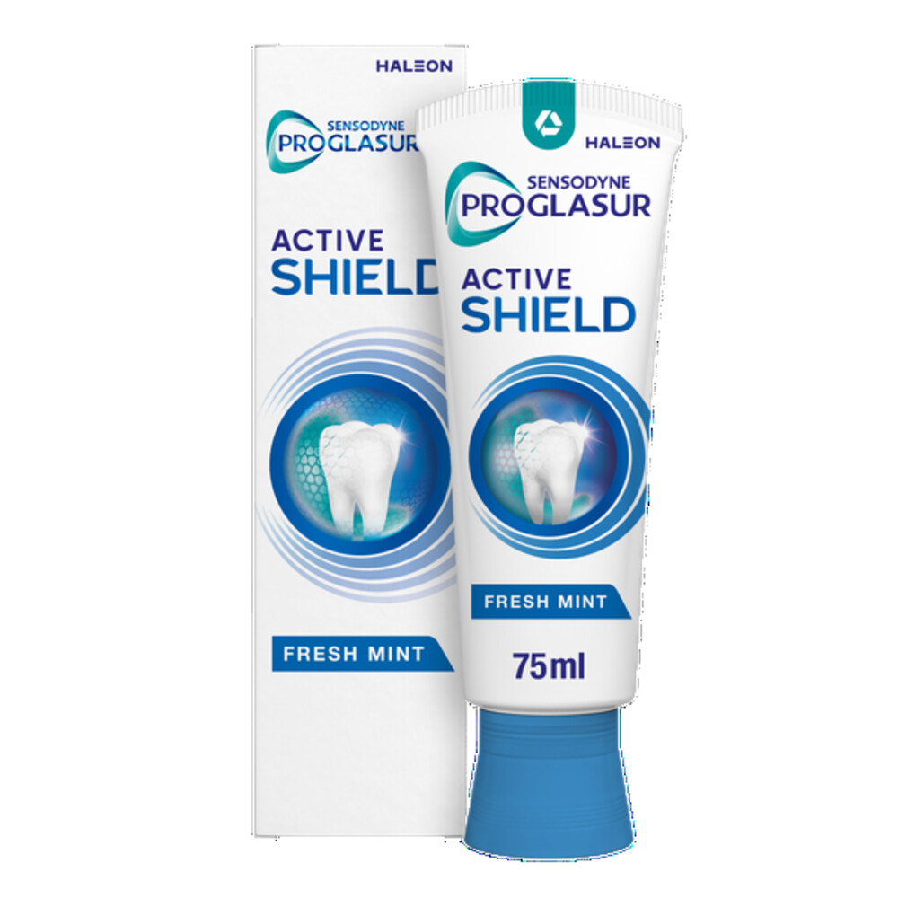 Sensodyne Proglasur Tandpasta Active Shield Fresh Mint 75 ml