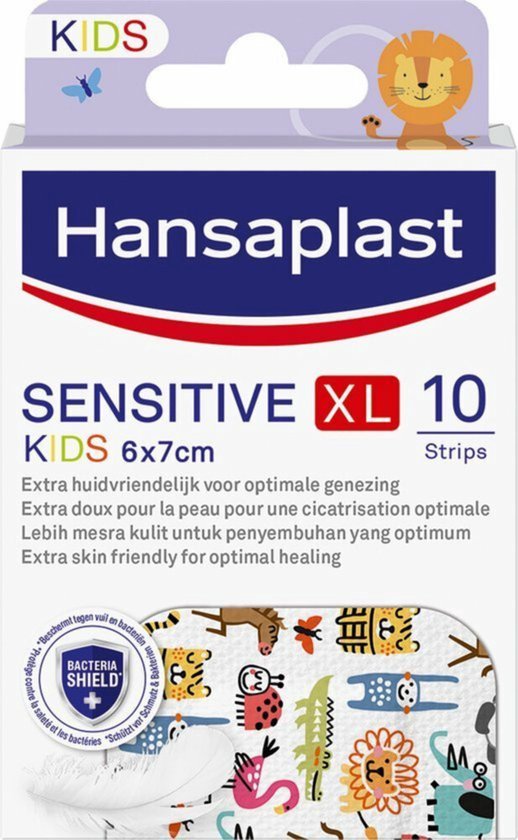 Hansaplast Pleister Kids Sensitive XL - 10 strips