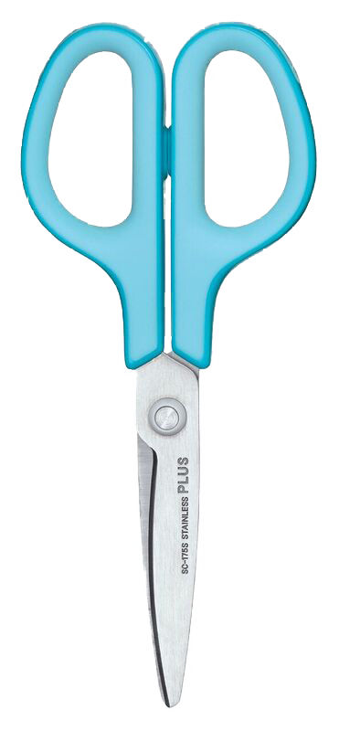 Plus Convex Schaar Smart 17.5 cm Blauw Soft Grip