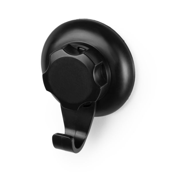 Compactor Haak met Zuignap Bestlock Black - 7x4x8.7 cm - Draagkracht tot 3kg