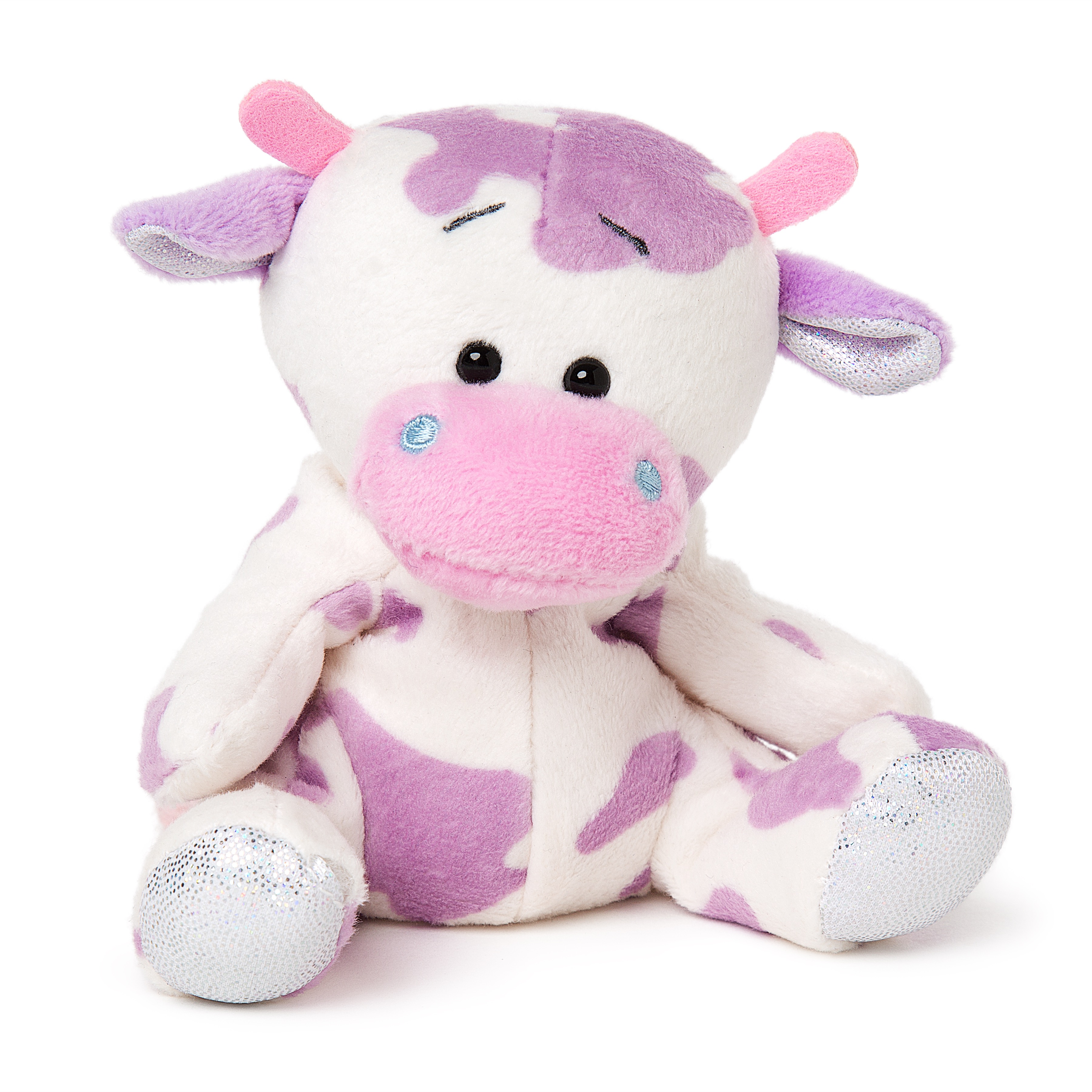 My Blue Nose Friends Pluche 11cm Koe - Paars