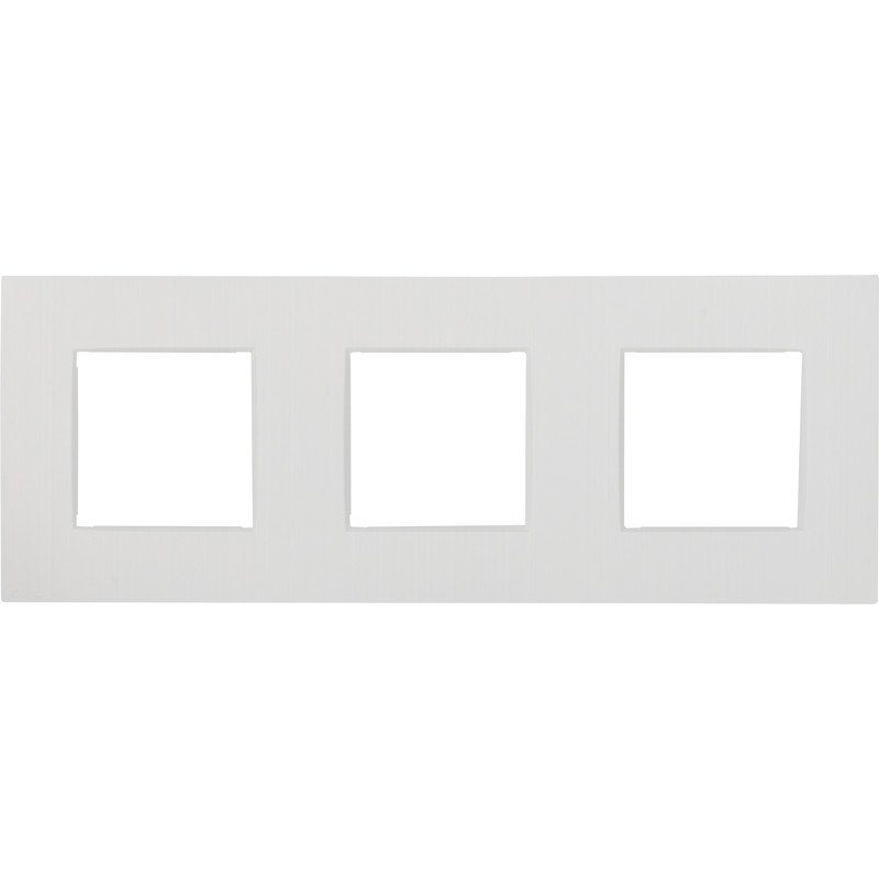 Niko Intense Afdekplaat 3-voudig Horizontaal Wit