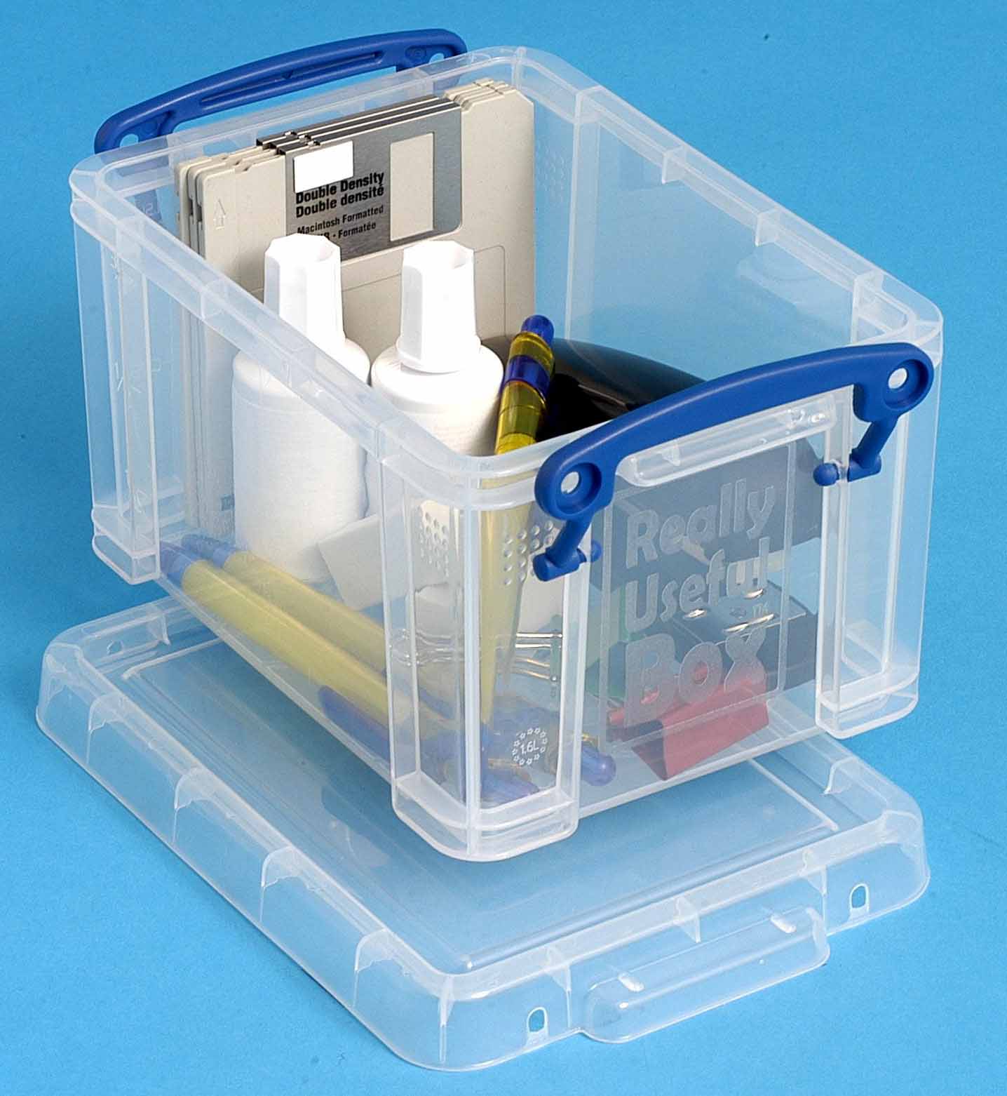 Really Useful Boxes Opbergbox 1.6l - Transparant - 19.5x13x11 cm