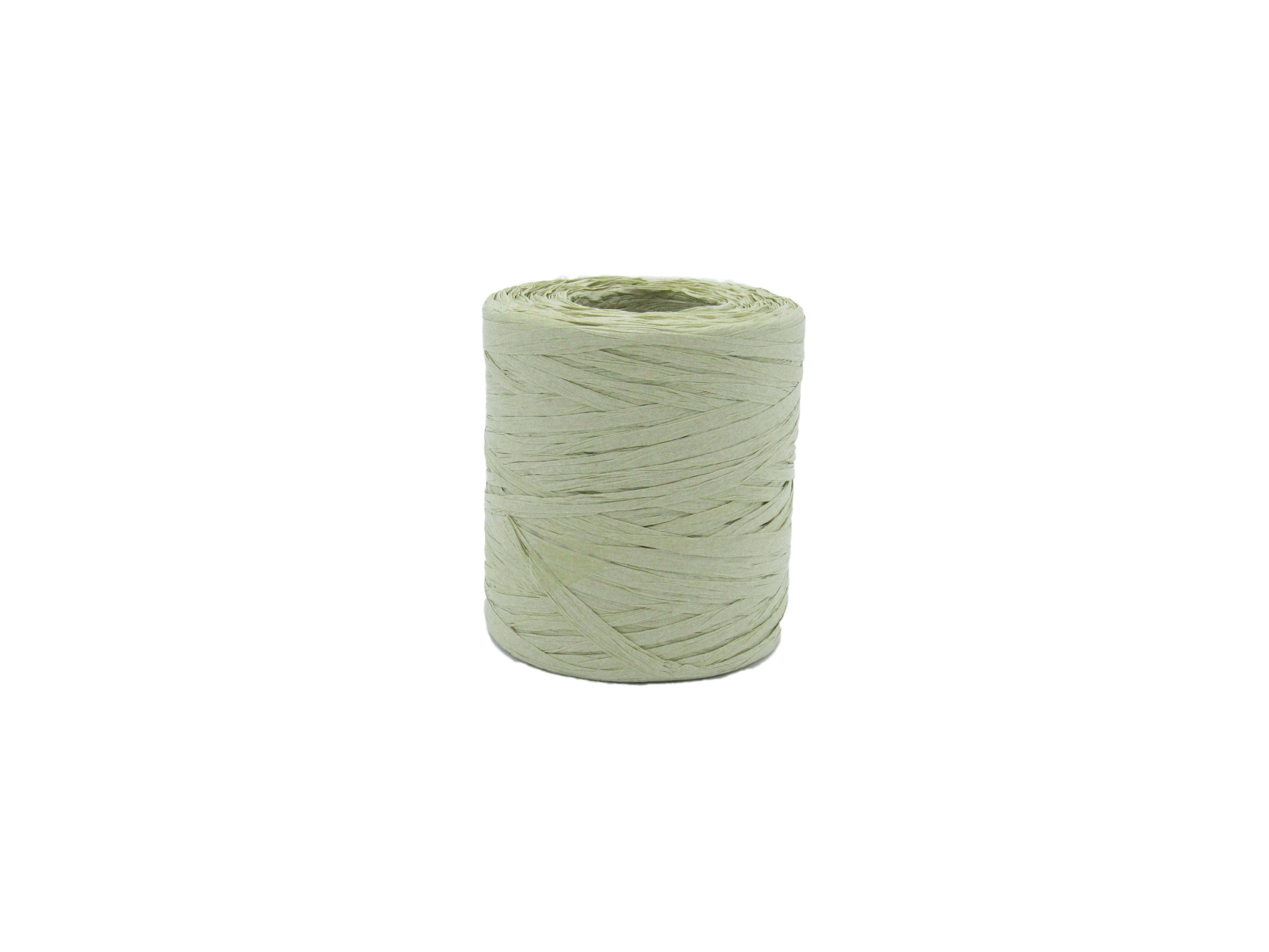 Papier Raffia 5/30mm x 200m - Mosgroen