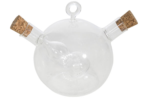 Cosy&Trendy Olie- & Azijnfles 2-in-1 9x8.3 cm - met Kurk