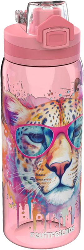 Fruitfriends Drinkfles Ultra 850ml Animals Leopard