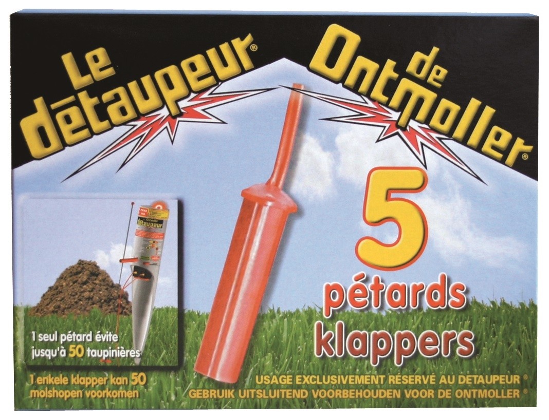 Vervangbommen voor Mollendoder ERADIC 5 Stuks