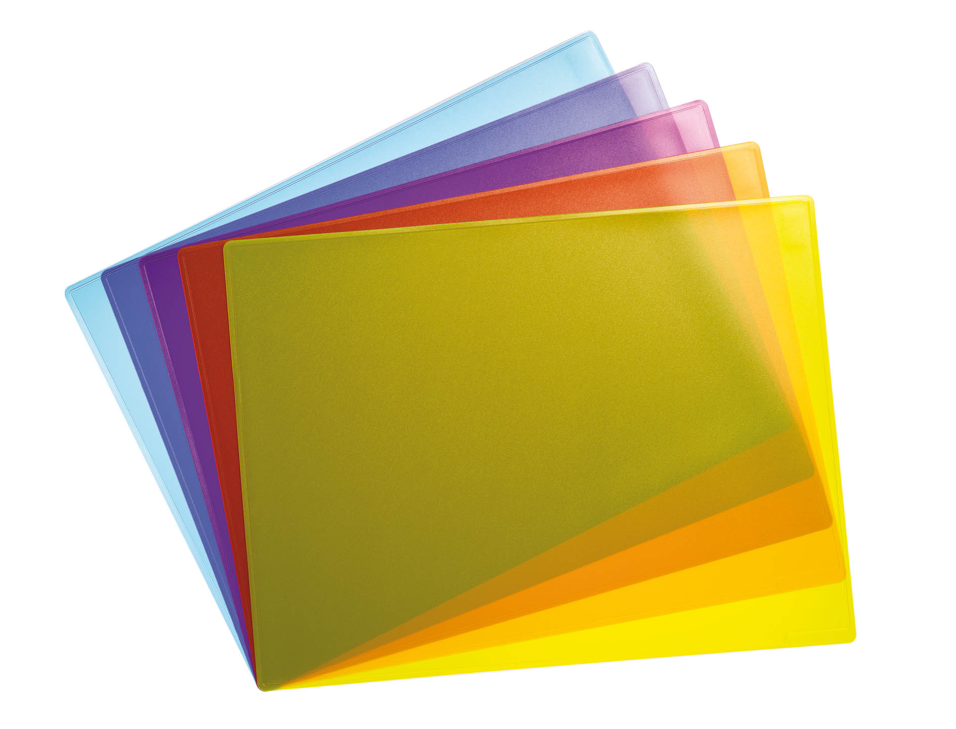 Durable Bureau Onderlegger - Varicolor - 65x50cm Duraglass - Assortiment - prijs per stuk - Prijs per Stuk