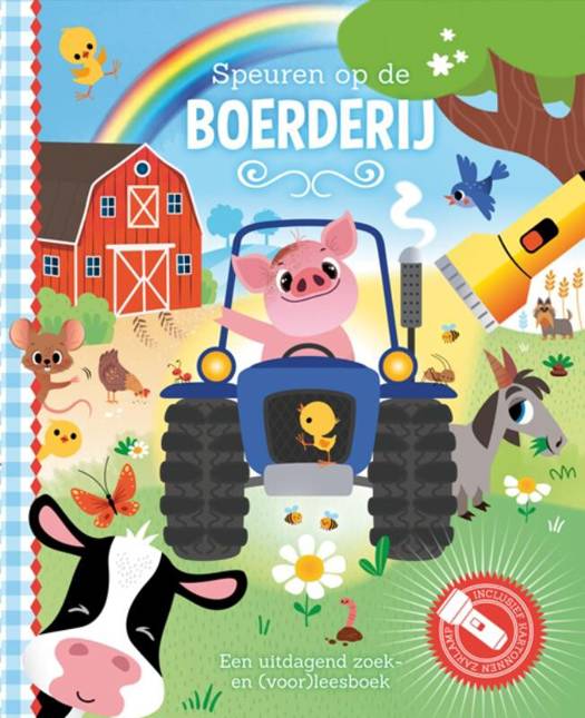 Zoek- en Voorleesboek - Speuren op de Boerderij