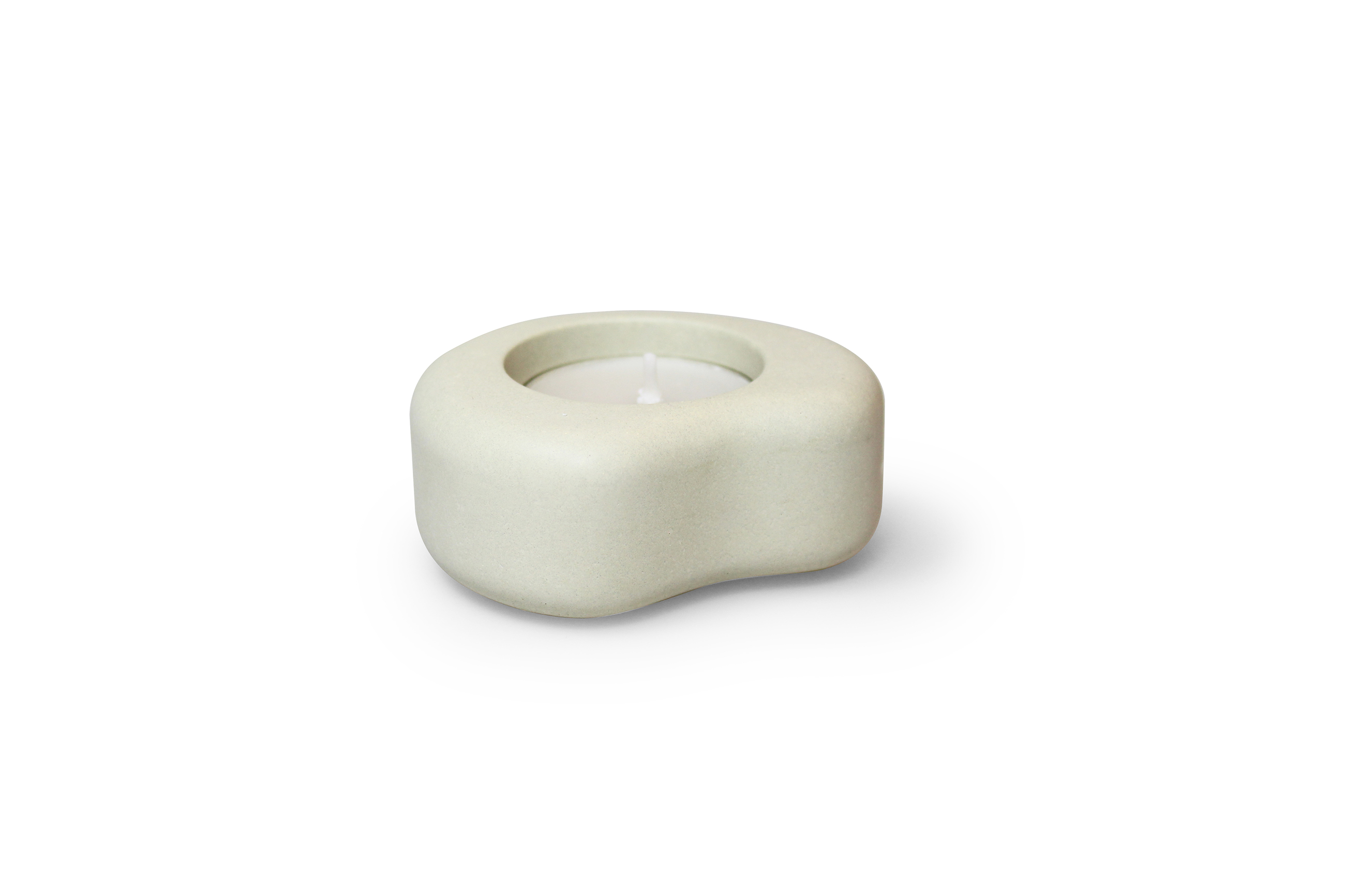 Atelier Pierre Theelichthouder Fondant Sand S - 7.3x6.2x3.2 cm