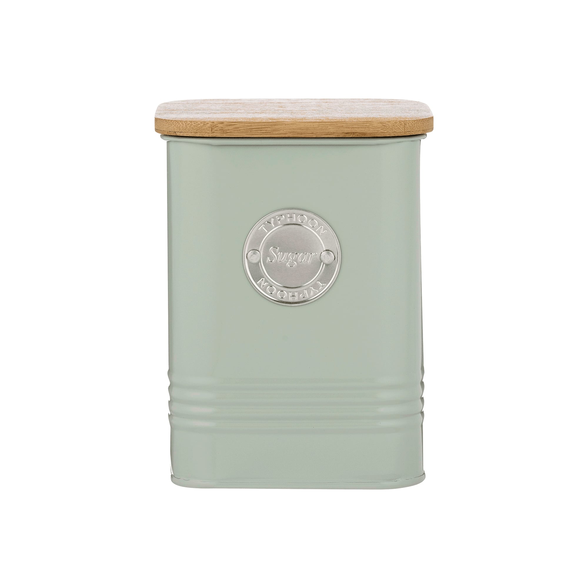 Typhoon Voorraadpot voor Suiker Living Squircle 11x11x14 cm - Muntgroen - 1.3l - Carbonstaal