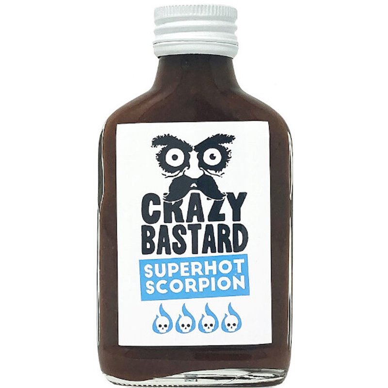Crazy Bastard Sauce Pikante Saus Superhot Scorpion