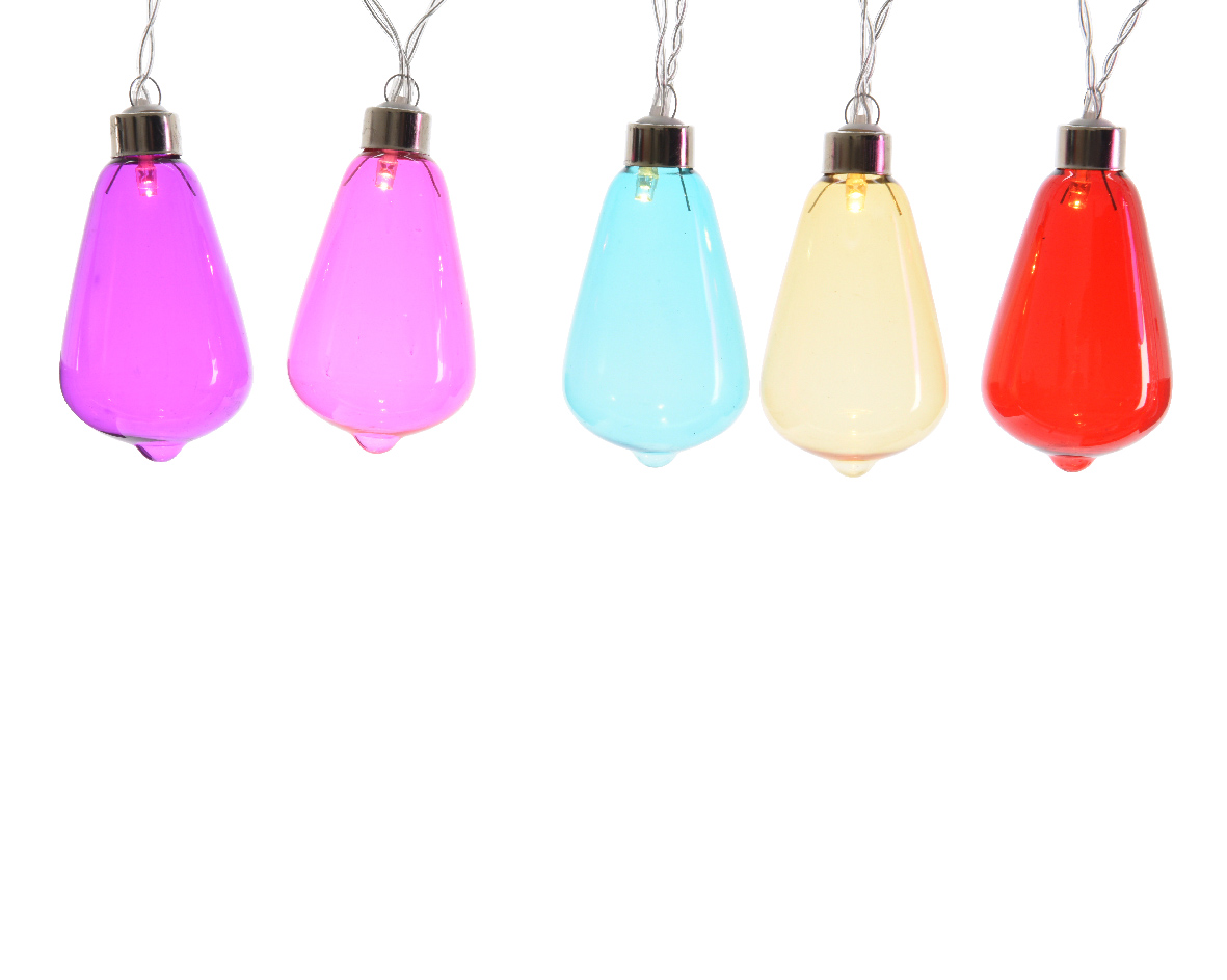 Verlichting LED - 10 lampen 1.35m - Warm Wit - 6 uur Timer