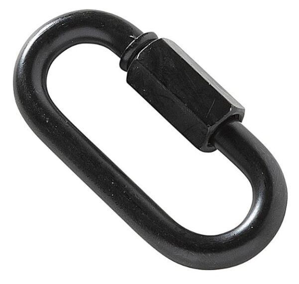 MACK 1 Loze Schakel met Moer 8 mm Zwart