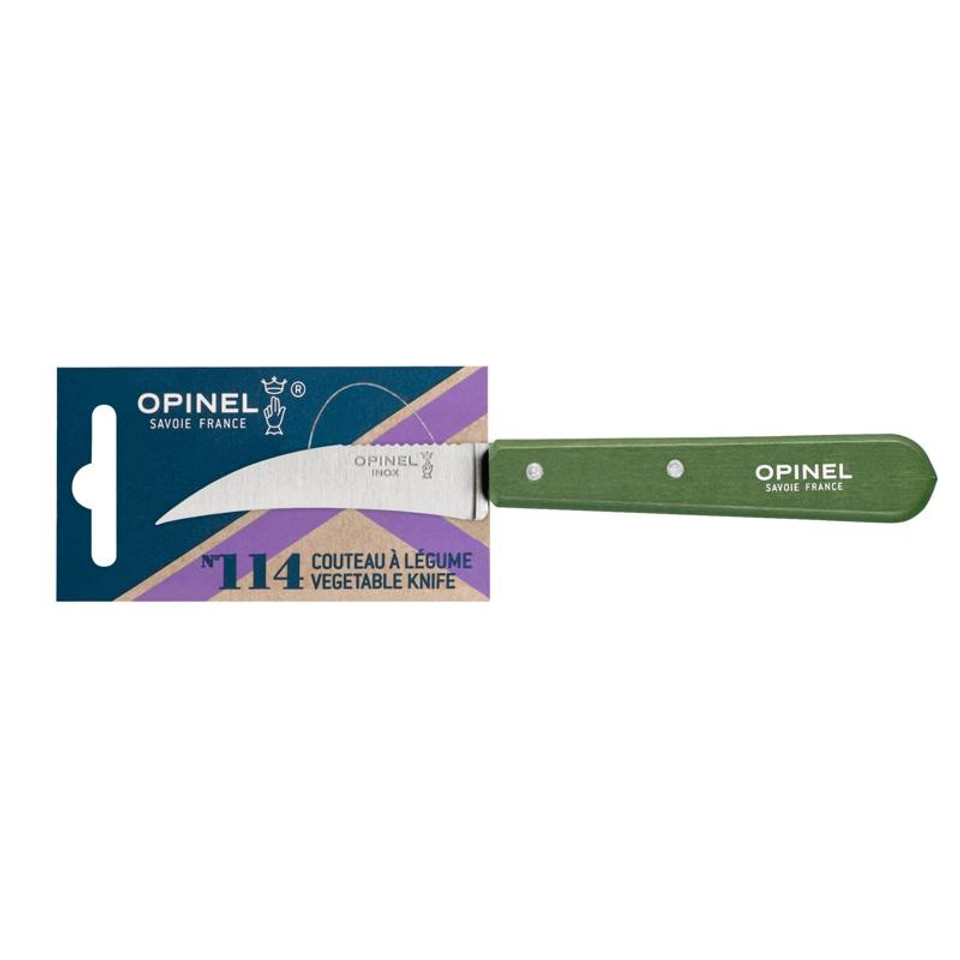 Opinel Schilmes Nr.114 Paysage Khaki 7cm - Gebogen