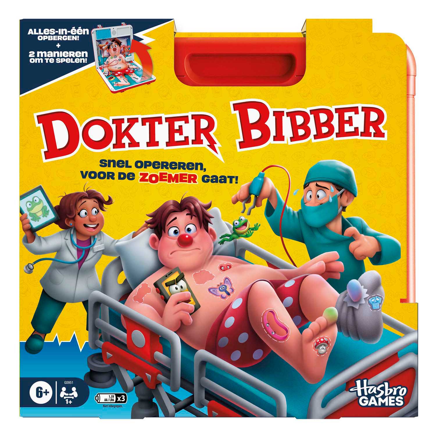 Dokter Bibber refresh, in plooikoffer