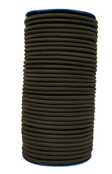 Ledent Elastiek 8 mm Kaki Prijs per meter
