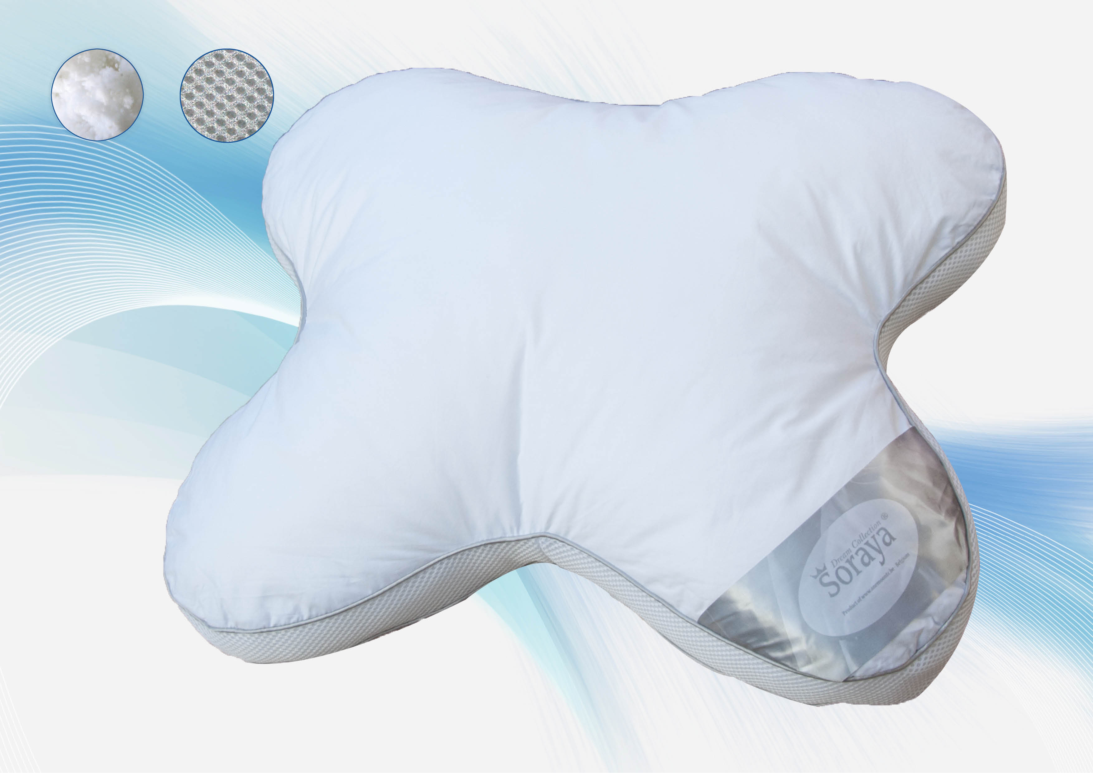 Kussen Airbox Clover voor Buikslapers