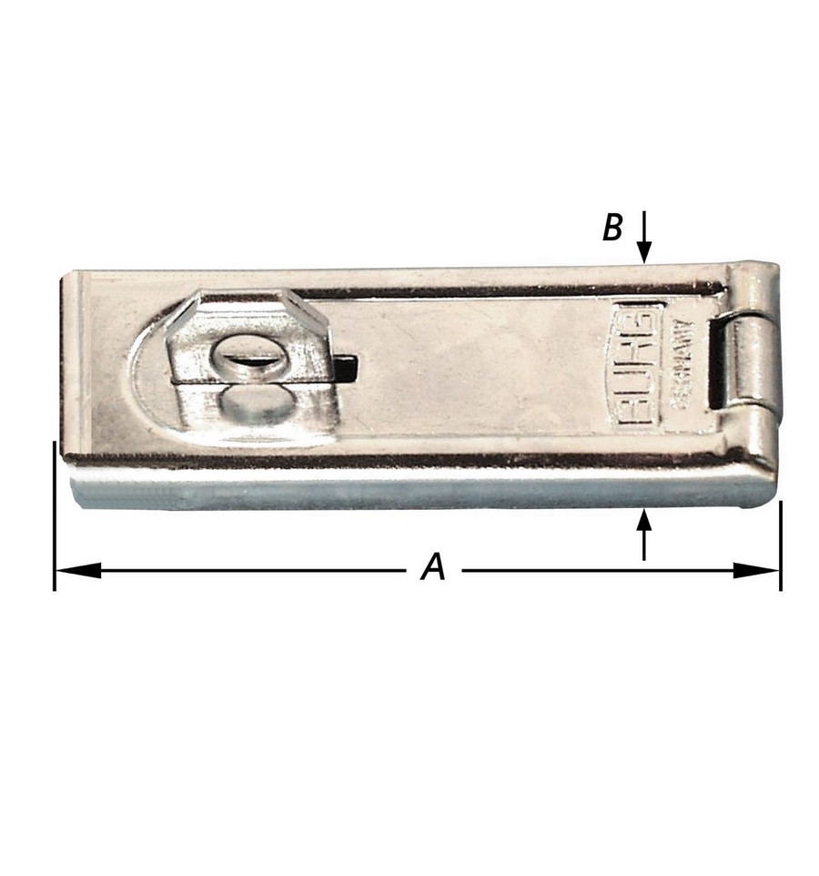 Pacostar Hangslothouder Verzinkt 112x47 112x47 mm