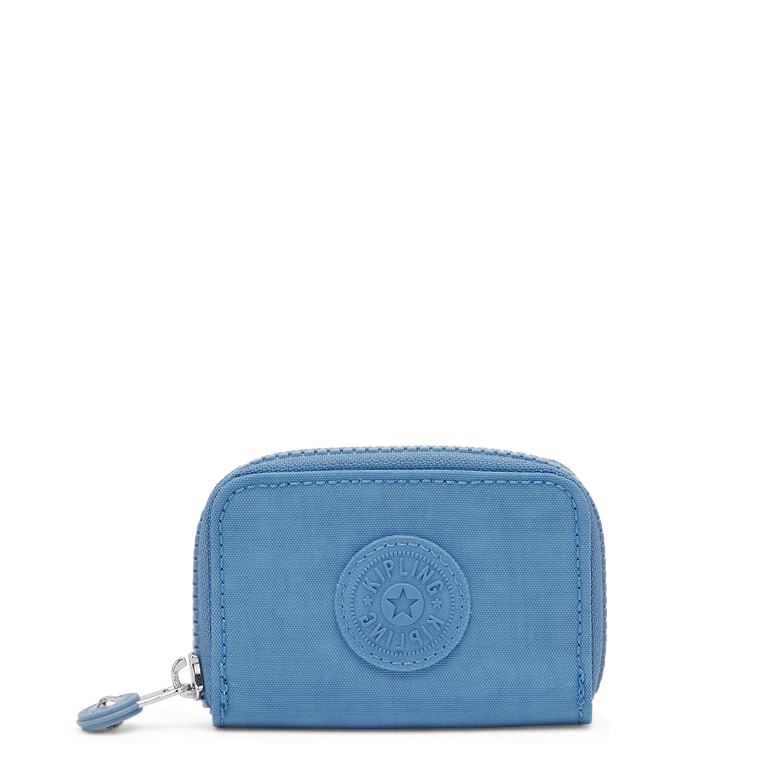 Kipling Portemonnee Cash Buddy Vintage Blue 7x1.5x10cm