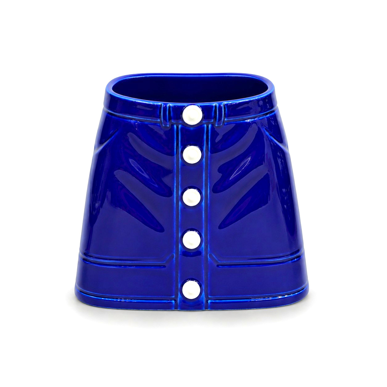 Upside Stories The Mini-skirt Vase - 22x11x19 cm - Keramiek