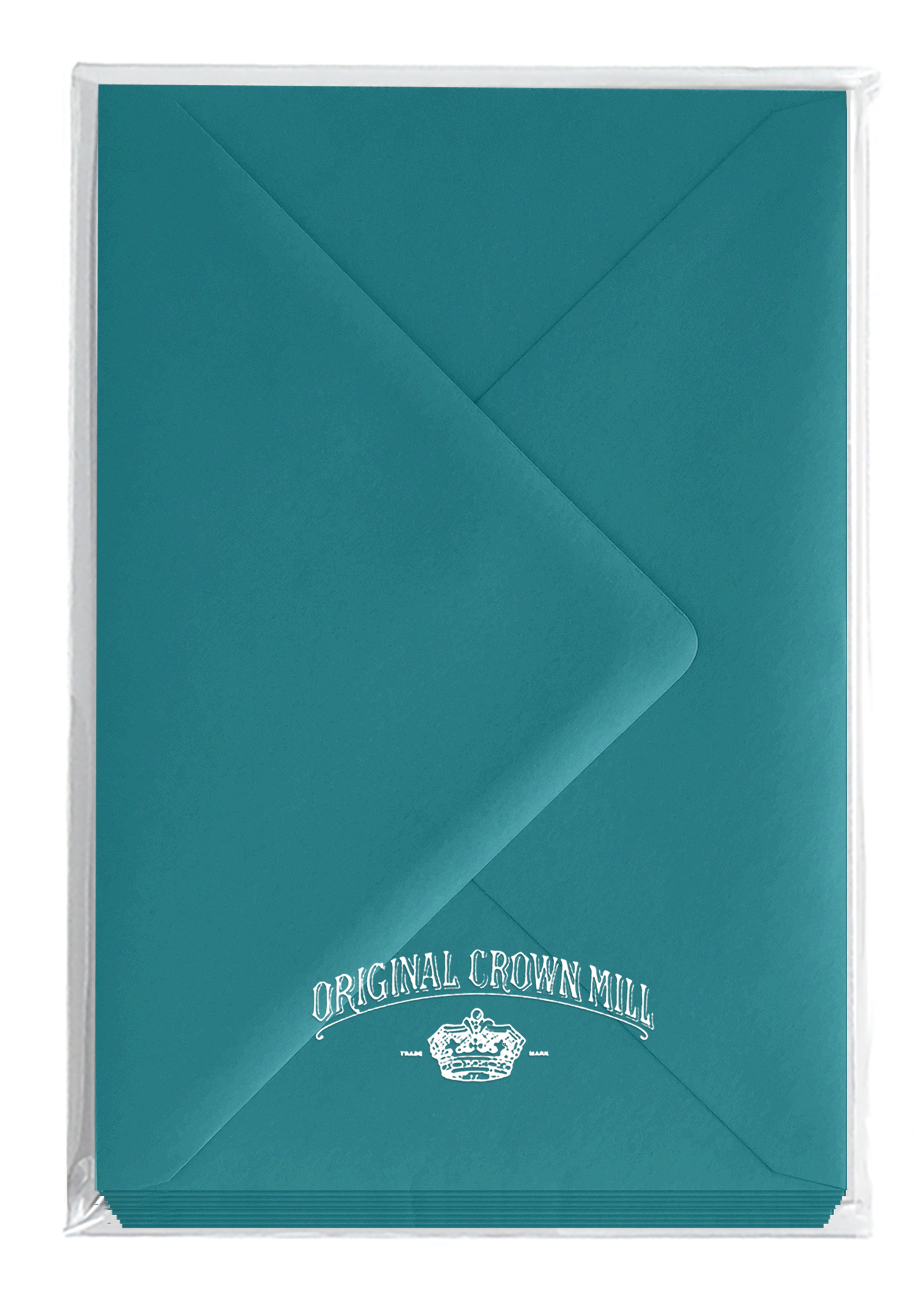 Original Crown Mill Cello Enveloppen 12x18 cm - 10 stuks - Velijn Turquoise