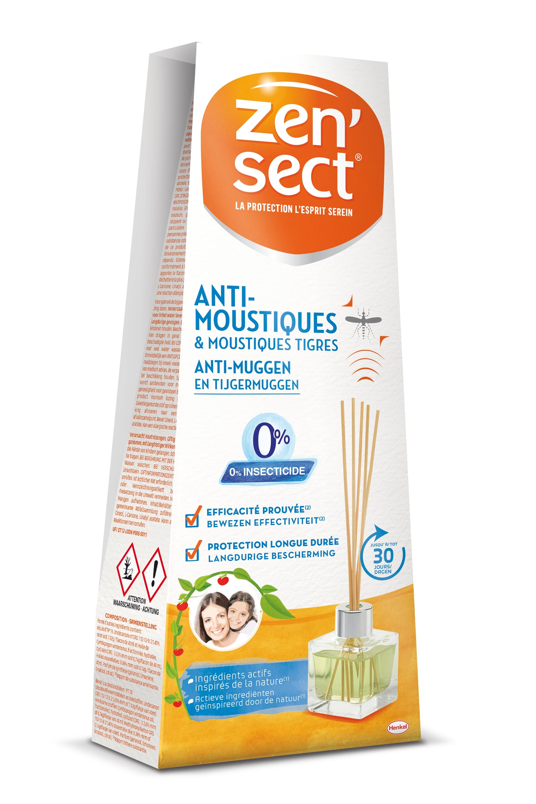 Zensect Anti-Mug Rotan Stick - 40 ml