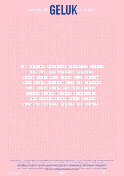 Poster A2 Gelukszoeker - Dieter Coppens & Tom Suykens & Liz is More