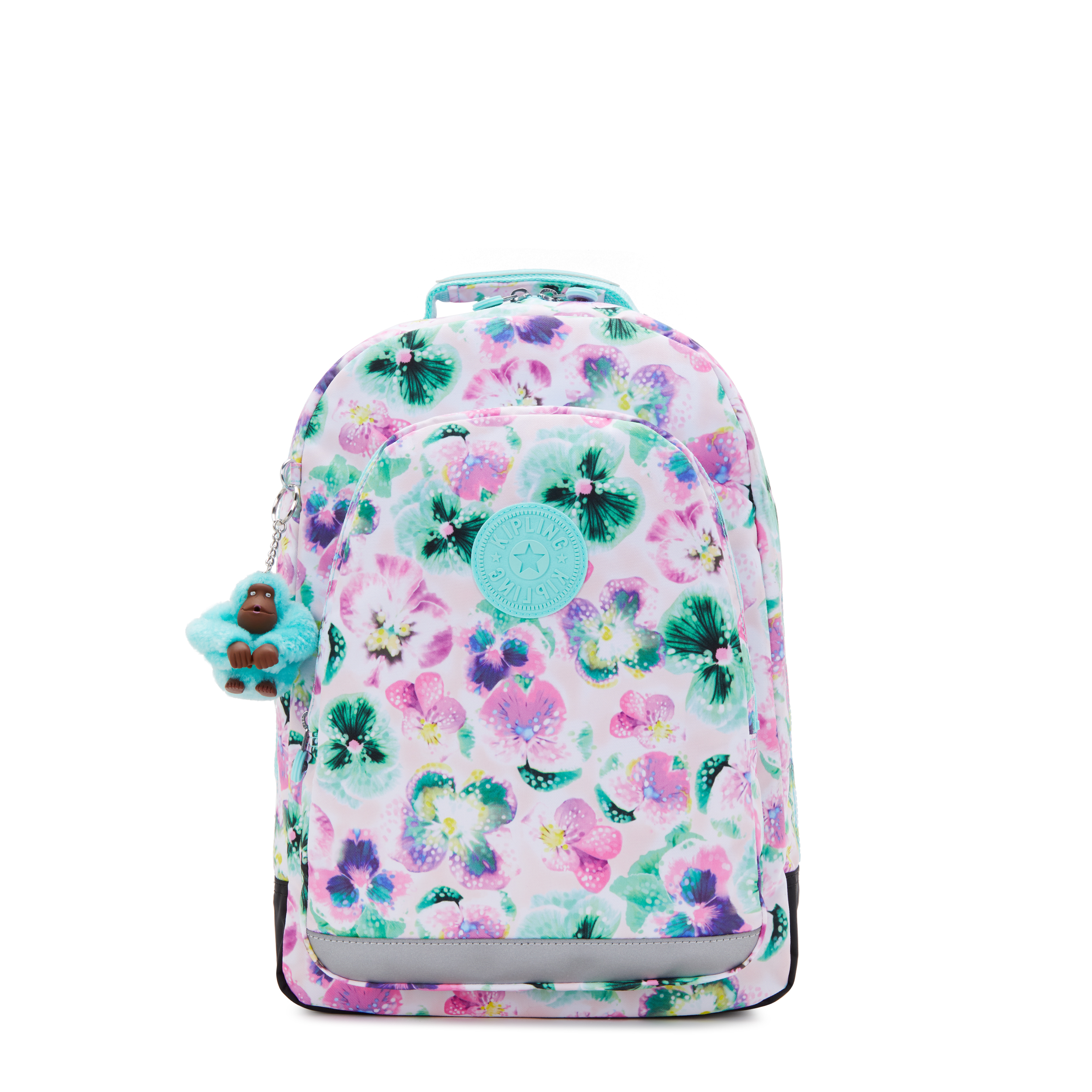 Kipling Rugzak Class Room 28l Aqua Blossom 43x24x29 cm