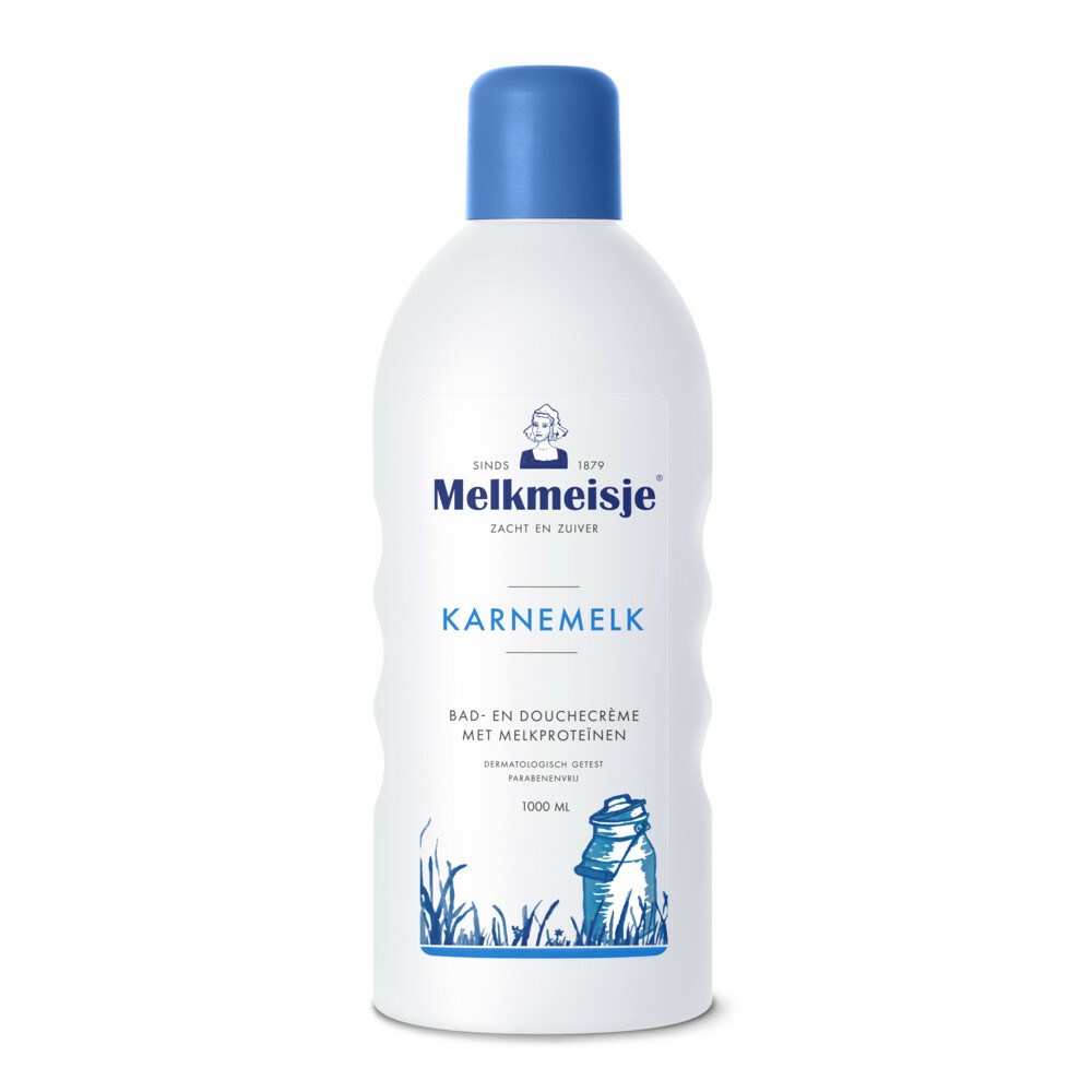 Melkmeisje Bad&Douche Creme Karnemelk 1000 ml
