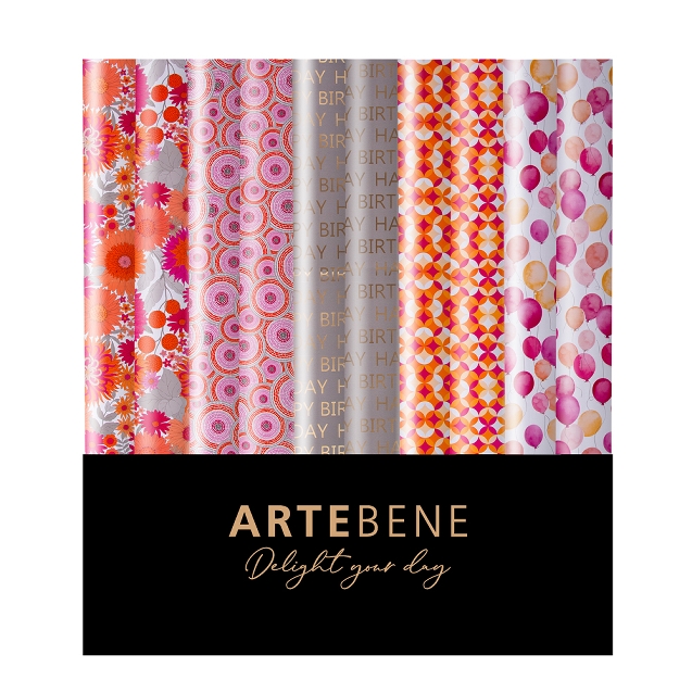 Artebene Geschenkpapier Rol 70x200 cm Fijn Patroon