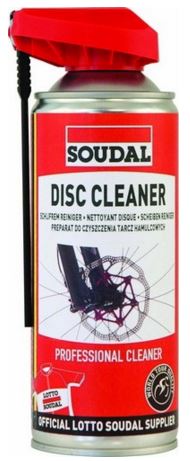 Soudal Disc Cleaner 400ml Om de schijfrem te poetsen